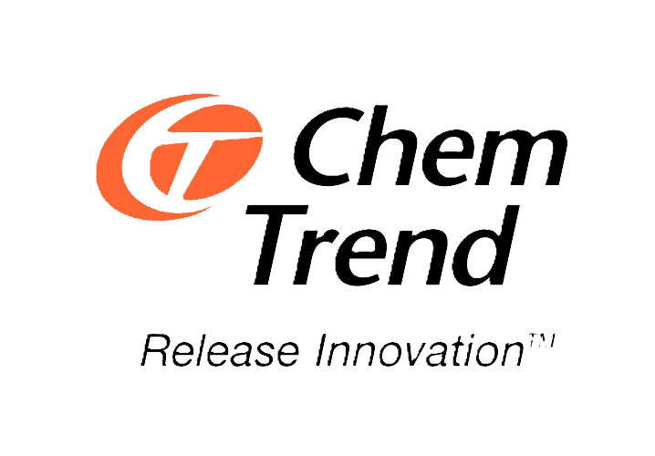 Chem Trend logo with an orange emblem on the left, black text reading Chem Trend, and the tagline Release Innovation™ below.